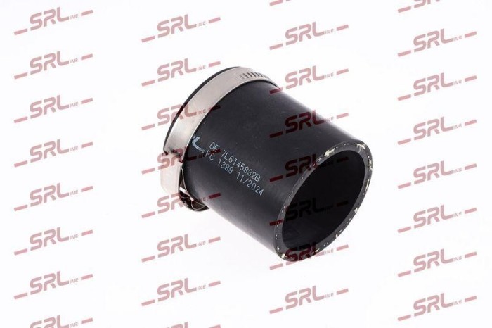 Furtun intercooler Audi Q7 05-; Vw Touareg 02-10, motor: 3.0 TDI, SRLine, Cauciuc, 7L6145832B