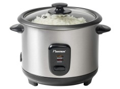 Aparat de gatit orez Bestron ARC100, pentru 4-6 persoane, 1L, 400W, argintiu - SECOND