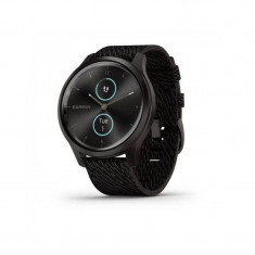 Ceas smartwatch Garmin Vivomove Style, Bluetooth, GPS, 5 ATM, Waterproof, display AMOLED, Barometru, ANT+, Android, iOS, aluminiu, Dark Grey foto