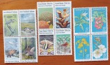S.U.A-ARTA -PROTECTIA FLOREI si FAUNEI-LOT 3-Bloc de 4 -.Nestampilat-vezi-Scan