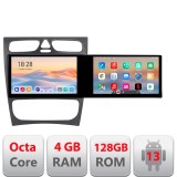 Navigatie Mercedes C W203 2000-2004 Kit-clk Edotec 2 ecrane 8 core 4+128 21.6 inch Incell android Wifi 5Ghz gps internet Q CarStore Technology
