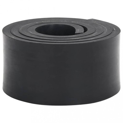 vidaXL Margine de cauciuc pentru plug de zăpadă negru 180x10x1 cm foto