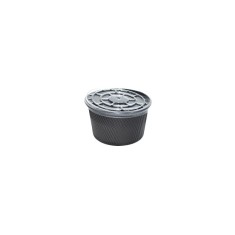 Set de 50 boluri negre de unică folosință, capacitate 500ml