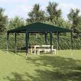 vidaXL Cort de Petrecere Verde 4x4 m PE