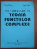 Introducere in teoria functiilor complexe- Silviu Nistor, Ioan Tafan