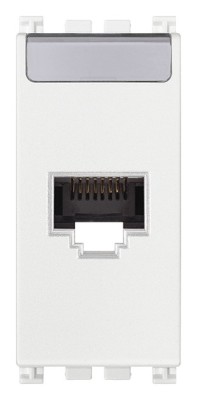 Priza RJ45 UTP Cat5 1M Vimar Arke alb 19339.11.B foto