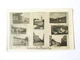 Rară! Oravița-Jud.Caraș Severin:Vederi din Oravița/Vizualizări multiple,carte poștala foto necirculată 1942