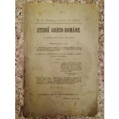 Studii Greco-romane Fascicula Ii Si Iii - N.g. Dossios , B175
