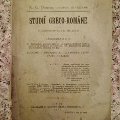 Studii Greco-romane Fascicula Ii Si Iii - N.g. Dossios ,553478