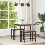 vidaXL Mese de sufragerie 60 x 60 x 75 cm METAL 892619