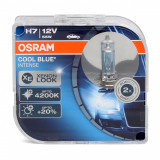 Set 2 Buc Bec Osram H7 12V 55W PX26d Cool Blue Intense CBI Xenon Look 4200K +20% 64210CBI-HCB