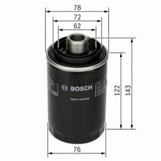 Filtru ulei SEAT LEON (1P1) (2005 - 2012) BOSCH F 026 407 080