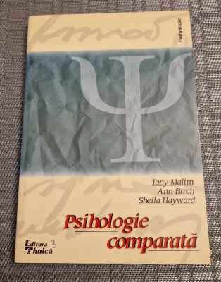 Psihologie comparata Tony Malim Ann Birch foto