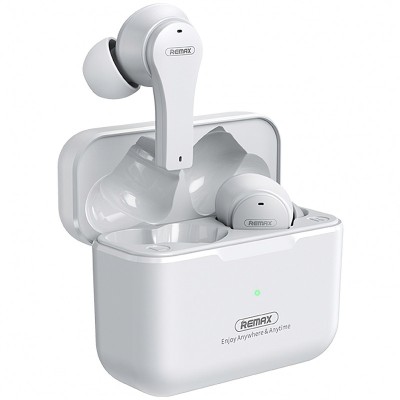 Handsfree Casti Bluetooth Remax TWS-27, SinglePoint, TWS, Alb foto