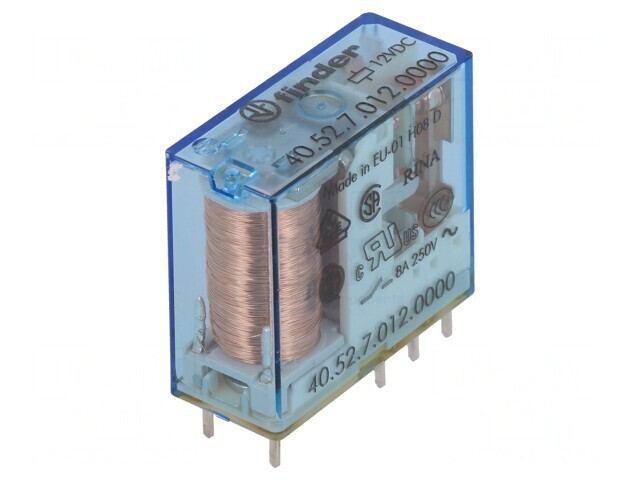 Releu Electromagnetic DPDT 12VDC 15A