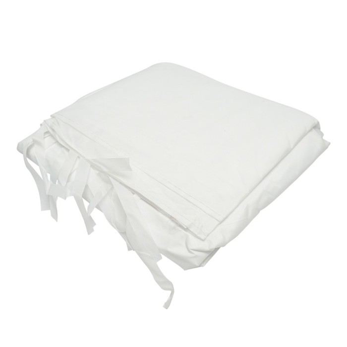 Perete lateral pentru cort tip pavilion, 9 m, poliester impermeabil, alb
