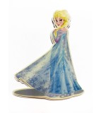 Autocolant sticker decorativ de perete 3D din desene animate Frozen-Tip Elza, Oem