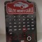 Calendar perpetuu metalic 20x30 cm - Raliul Monte Carlo