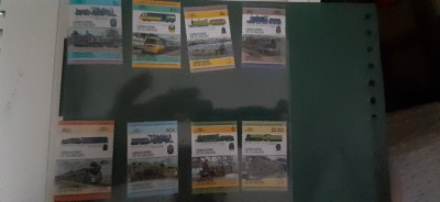 St Vincent-Transport,locomotive,trenuri-serie completa ,nestampilate MNH (T3) foto