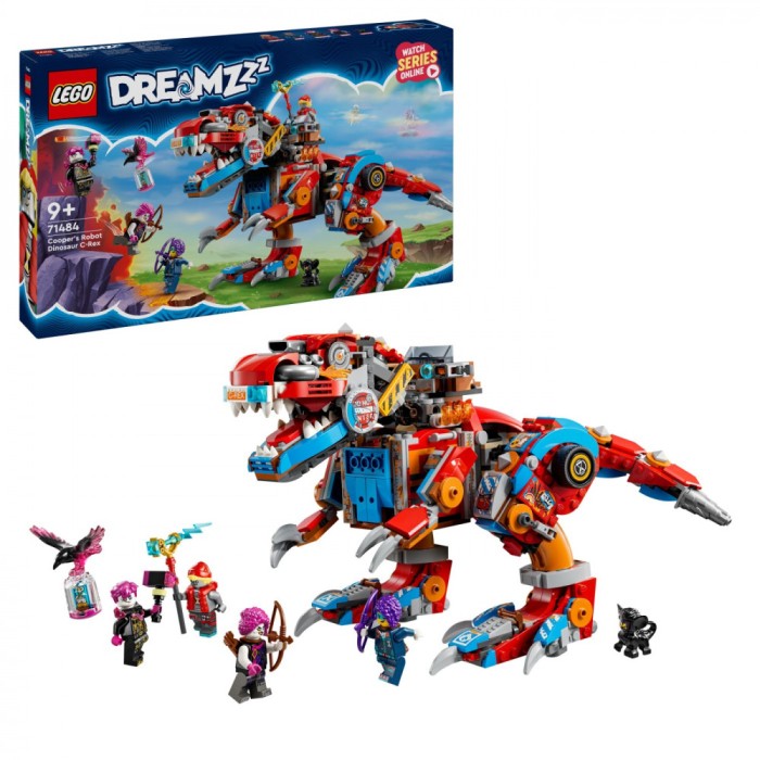 LEGO DREAMZZZ DINOZAURUL ROBOT C REX AL LUI COOPER 71484