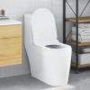 VidaXL Capacul de toaletă Manual Alb 48.5 x 36 x 5 cm Polipropilenă