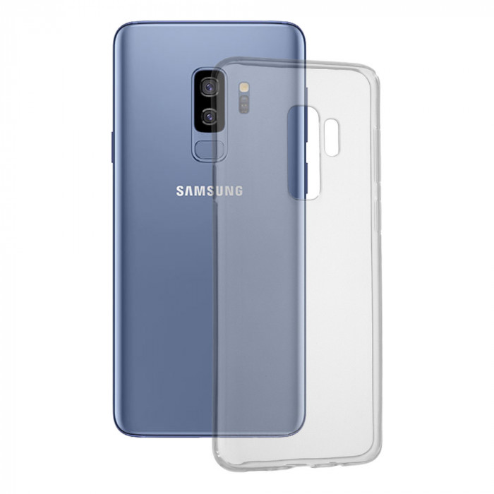 Husa pentru Samsung Galaxy S9 Plus, Techsuit Clear Silicone, Transparent