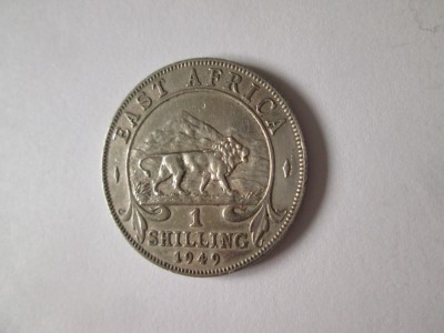 Africa de Est(East Africa) 1 Shilling 1949 foto