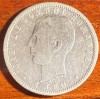Moneda Argint Romania Carol I (1866-1906) 23mm Ag.835 - Aniversara