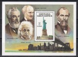Grenada Grenadine 1986 - Centenarul Statuii Libertății, Colita, MNH, Nestampilat