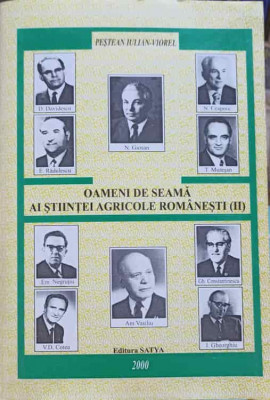 OAMENI DE SEAMA AI STIINTEI AGRICOLE ROMANESTI VOL.2-PESTEAN IULIAN-VIOREL foto