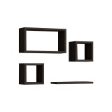 Cumpara ieftin Set rafturi de perete 3 buc Babine Pako World Antracit 84x15x44 cm