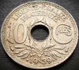 Moneda istorica 10 CENTIMES - FRANTA, anul 1939 * cod 3664