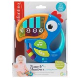 Jucarie interactiva, Infantino, Piano &amp; Numbers, Toucan