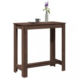 vidaXL Masă de bar, stejar maro, 102x50x103,5 cm, lemn prelucrat