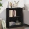 vidaXL Bibliotecă, negru, 60x24x76 cm, lemn compozit 800856
