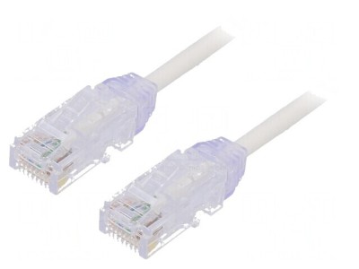 Patch cord verde TX6A-28 U/UTP 0,5m LSZH 28AWG foto