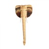 Masca Elefant Lemn Exotica Decorativa Perete, Sculptura Manuala, Stil Ethnic, Tip I, Ivory Elephant