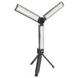 Cumpara ieftin Lampa LED Mutifunctionala Pliabila cu Trepied, 4 niveluri de putere si 3 moduri de iluminare, incarcare USB, Neagra Negru Nu 384 lm