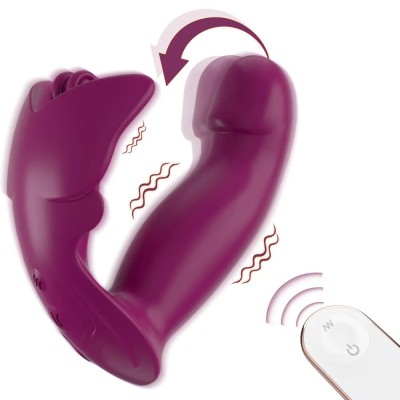 Vibrator Black Angel Remote Red foto