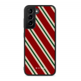 Husa Samsung Galaxy S21 FE - Skino Stripes, rosu verde