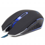 Mouse Gembird MUSG-001 , Optic , 2400 DPI , Gaming , Iluminare LED , Negru/Albastru