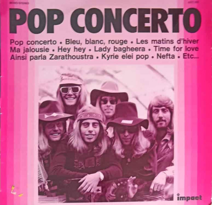 Disc vinil, LP. Pop Concerto-Pop Concerto