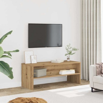 vidaXL Dulap TV, stejar artizanal, 100x40x40 cm, lemn prelucrat foto