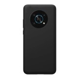 Husa compatibila cu honor magic 4 lite matte efect, camera ultra safe, htpmag, negru