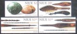 NIUE-ARTIZANAT LOCAL.-1 serie a 4 V -MNH**-NIU 028