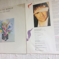 chris de burgh into the light 1986 disc vinyl lp muzica pop coperta holografica