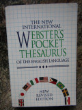 he New International Webster&#039;s Pocket Thesaurus of the English Language