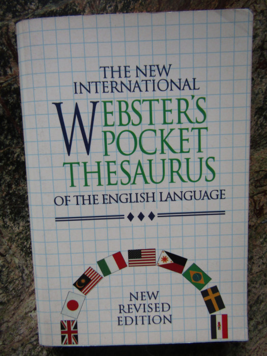 he New International Webster's Pocket Thesaurus of the English Language