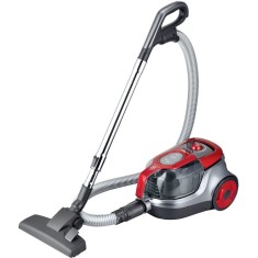 Aspirator fara sac HVC-V750RD, 750W, recipient praf din plastic 2.2L, filtrare ciclonica, filtru HEPA dublu 13