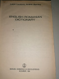 Cumpara ieftin DICTIONAR ENGLEZ ROMAN = ENGLISH ROMANIAN DICTIONARY , LEVITCHI / BANTAS 1984